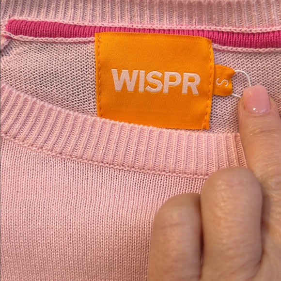 Pink Star Crew Neck Sweater - Picture 3 of 5